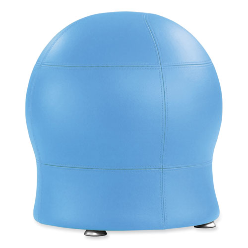 Zenergy Ball Chair, Backless, Supports Up to 250 lb, Baby Blue Vinyl, Ships in 1-3 Business Days
