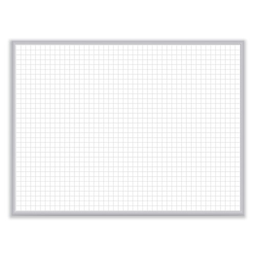 Non-Magnetic Whiteboard with Aluminum Frame, 24 x 17.81, White Surface, Satin Aluminum Frame, Ships in 7-10 Business Days