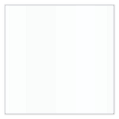 Aria Low-Profile Frameless Magnetic Glassboard, 120" x 48", White Surface