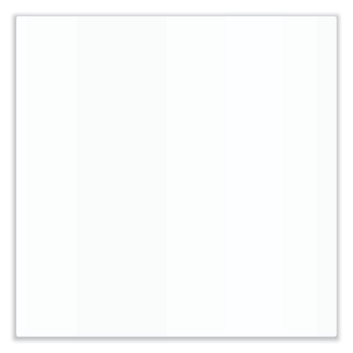 Aria Low-Profile Frameless Magnetic Glassboard, 36" x 24", White Surface