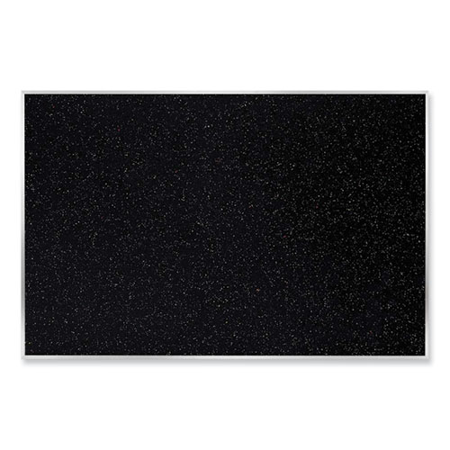 Satin Aluminum-Frame Recycled Rubber Bulletin Boards, 60.5 x 36.5, Confetti Surface, Ships in 7-10 Business Days