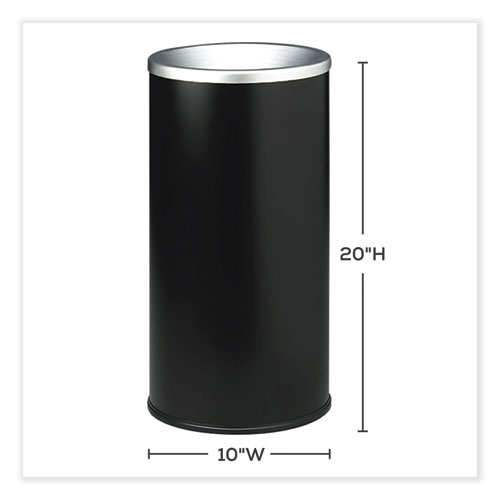 Image of Safco® Ash Urn, 10" Dia X 20"H, Black, Ships In 1-3 Business Days