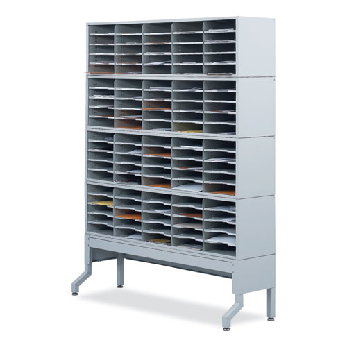 E-Z Sort Additional Mail Trays, 5 Shelves, 11 x 12.5 x 0.5, Gray, Ships in 1-3 Business Days