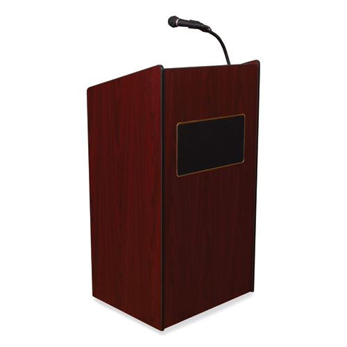 Aristocrat Sound Lectern, 25 x 20 x 46, Mahogany, Ships in 1-3 Business Days