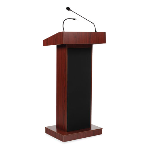 Image of Orator Lectern, 22 x 17 x 46, Mahogany, Ships in 1-3 Business Days
