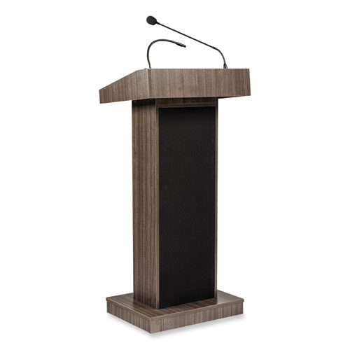 Image of Orator Lectern, 22 x 17 x 46, Ribbonwood, Ships in 1-3 Business Days