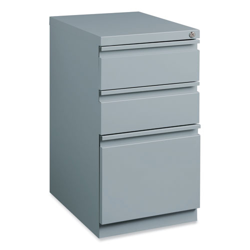 Image of Full-Width Pull 20 Deep Mobile Pedestal File, Box/Box/File, Letter, Platinum, 15 x 19.88 x 27.75, Ships in 4-6 Business Days