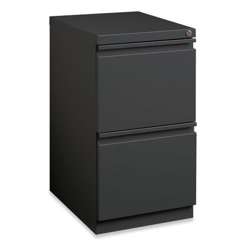 Full-Width Pull 20 Deep Mobile Pedestal File, File/File, Letter, Charcoal, 15 x 19.88 x 27.75, Ships in 4-6 Business Days