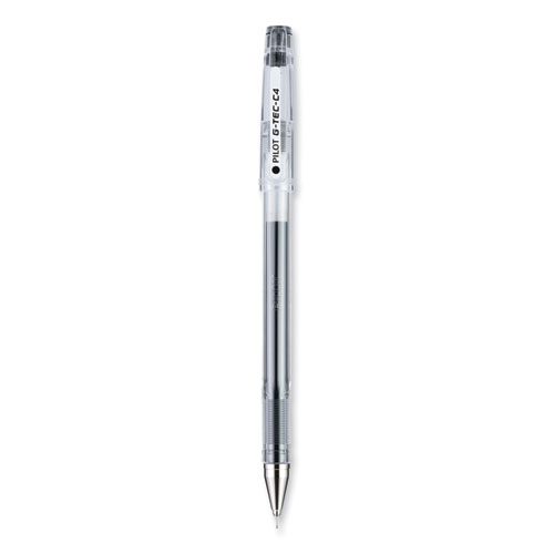 bovenste Hol Polair Pilot® G-TEC-C Ultra Gel Pen, Stick, Extra-Fine 0.4 mm, Black Ink, Clear  Barrel, Dozen | Stigler Supply Co