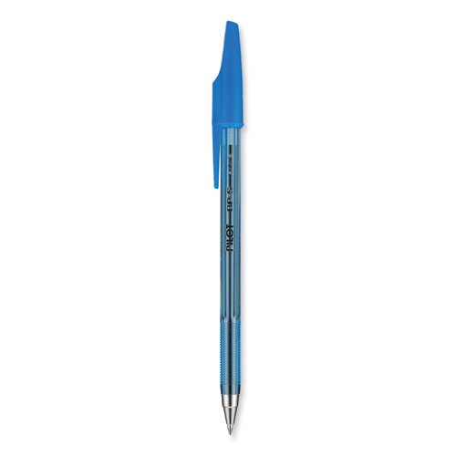 Pilot® Better Ballpoint Pen, Stick, Fine 0.7 Mm, Blue Ink, Translucent Blue Barrel, Dozen
