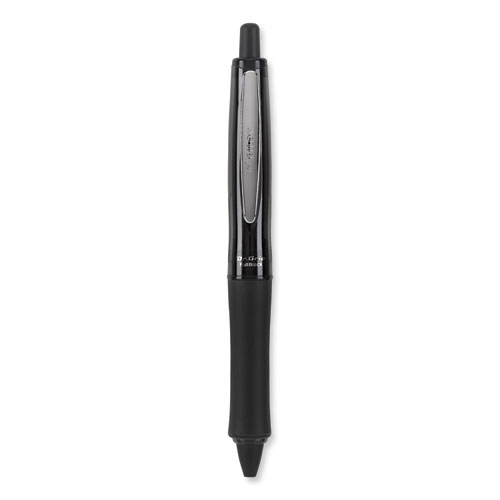 Image of Pilot® Dr. Grip Fullblack Advanced Ink Ballpoint Pen, Retractable, Medium 1 Mm, Black Ink, Black Barrel