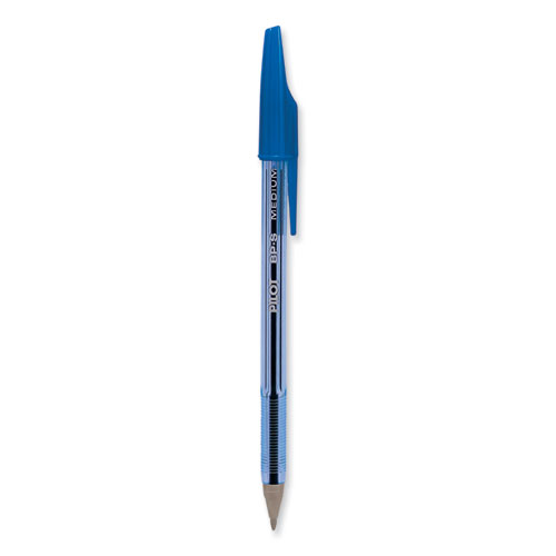 Pilot® Better Ballpoint Pen, Stick, Medium 1 Mm, Blue Ink, Translucent Blue Barrel, Dozen