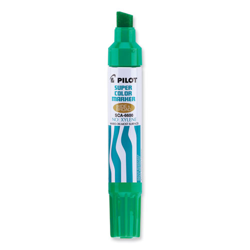 Image of Pilot® Jumbo Refillable Permanent Marker, Broad Chisel Tip, Green
