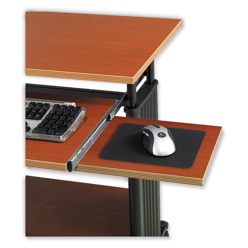 Image of Safco® Muv Standing Desk, 29.5" X 22" X 45", Cherry, Ships In 1-3 Business Days