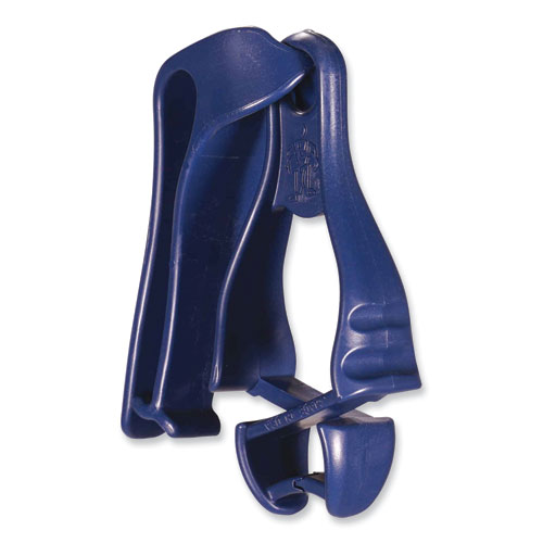 Image of Ergodyne® Squids 3405Md Metal Detectable Belt Clip Glove Clip Holder, 1X1X6, Acetal Copolymer, Deep Blue, Ships In 1-3 Business Days