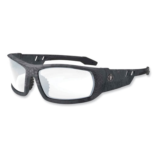 Image of Ergodyne® Skullerz Odin Safety Glasses, Kryptek Typhon Nylon Impact Frame, Antifog Clear Polycarbonate Lens, Ships In 1-3 Business Days