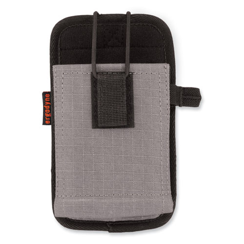 Ergodyne® Squids 5542 Phone Style Scanner Holster W/Belt Loop, Large, 1 Comp, 3.75X1.25X 6.5, Polyester,Gray,Ships In 1-3 Business Days