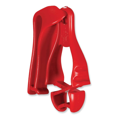 Image of Ergodyne® Squids 3405 Belt Clip Glove Clip Holder, 1 X 1 X 6, Acetal Copolymer, Red, Ships In 1-3 Business Days