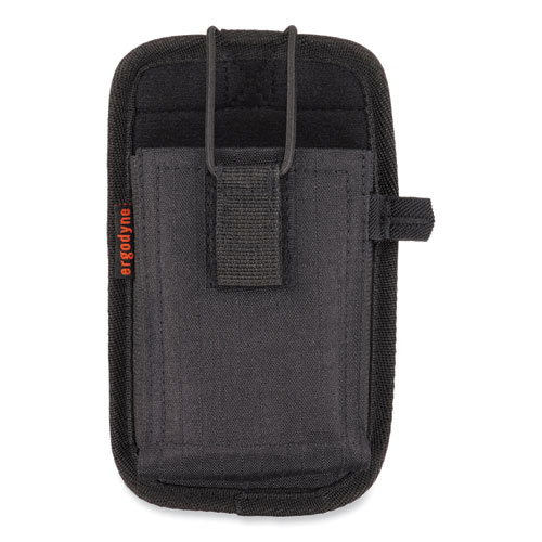 ergodyne® Squids 5542 Phone Style Scanner Holster w/Belt Loop, Large, 1 Comp, 3.75x1.25x 6.5, Polyester,Gray,Ships in 1-3 Business Days