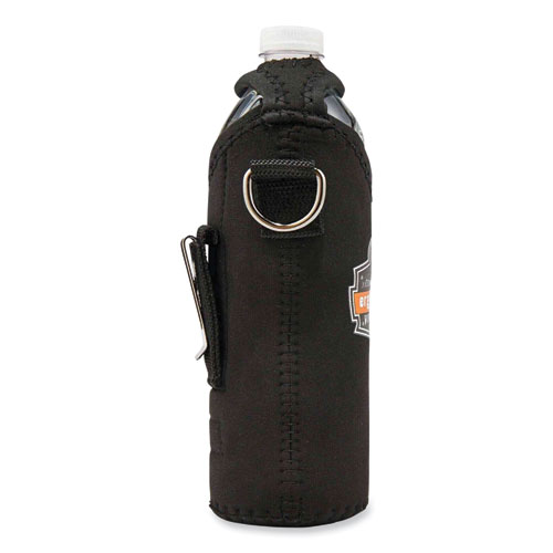 Squids 3775 Can + Bottle Holder Trap, Small, 3.62 x 7.25 x 2.5, Neoprene, Black, Ships in 1-3 Business Days