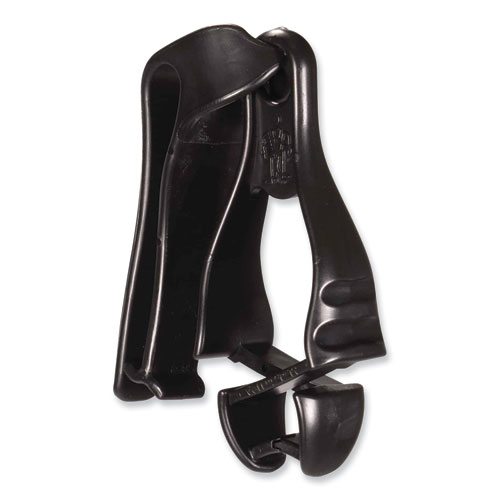 Image of Ergodyne® Squids 3405 Belt Clip Glove Clip Holder, 1 X 1 X 6, Acetal Copolymer, Black, Ships In 1-3 Business Days