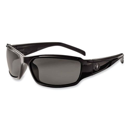 Ergodyne® Skullerz Thor Safety Glasses, Black Nylon Impact Frame, Polarized Smoke Polycarbonate Lens, Ships In 1-3 Business Days
