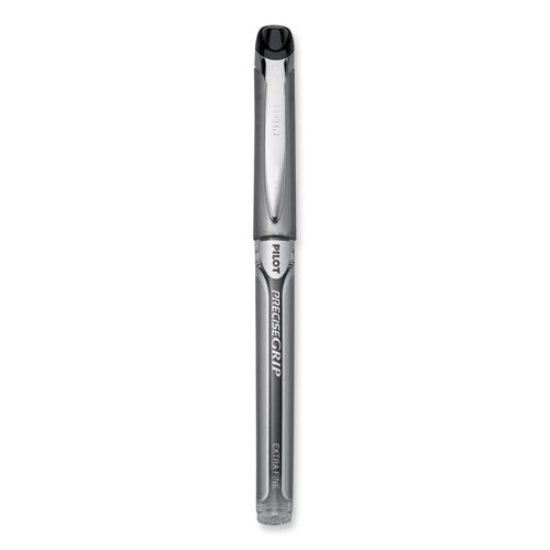 Image of Pilot® Precise Grip Roller Ball Pen, Stick, Extra-Fine 0.5 Mm, Black Ink, Black Barrel