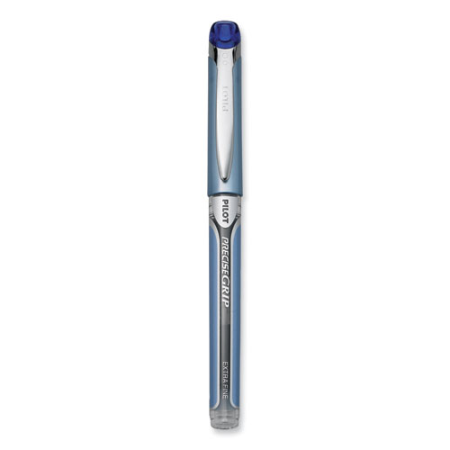 Precise Grip Roller Ball Pen, Stick, Extra-Fine 0.5 mm, Blue Ink, Blue Barrel