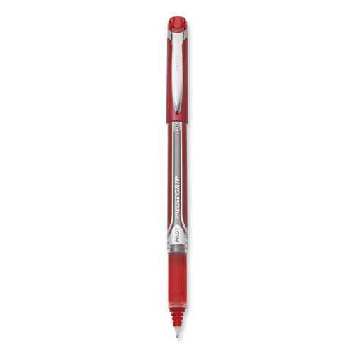Image of Pilot® Precise Grip Roller Ball Pen, Stick, Bold 1 Mm, Red Ink, Red Barrel