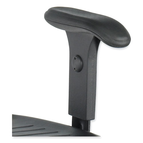 Adjustable T-Pad Armrest for Safco Task Master Series Chairs, 3 x 9.75 x 11.5, Black, 2/Set, Ships in 1-3 Business Days