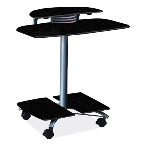 Image of Safco® Eastwinds Series Fpd Computer Table, 28.5" X 26" X 29.5", Anthracite, Ships In 1-3 Business Days