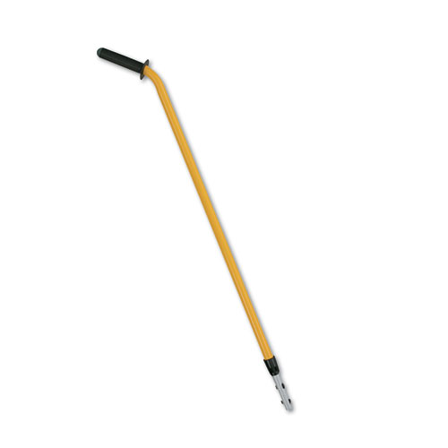 Rubbermaid® Commercial Hygen™ Hygen 48-72" Quick-Connect Ergo Adjustable Handle, Black/Yellow