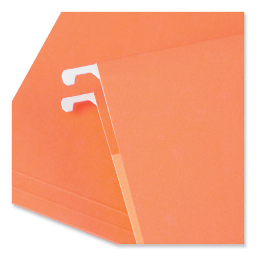 Image of Universal® Deluxe Bright Color Hanging File Folders, Letter Size, 1/5-Cut Tabs, Assorted Colors, 25/Box