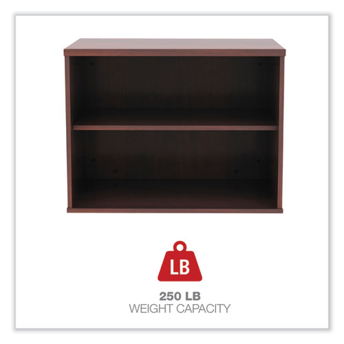 Image of Alera Open Office Low Storage Cabinet Credenza, 29.5 x 19.13 x 22.78, Cherry