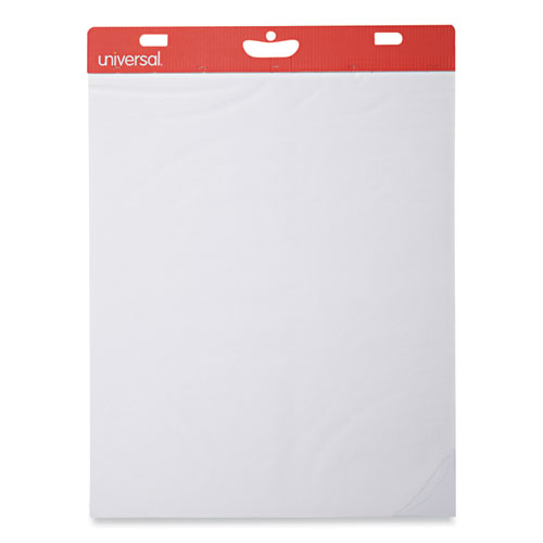 Universal® Self-Stick Easel Pad, Unruled, 25 x 30, White, 30 Sheets, 2/Carton