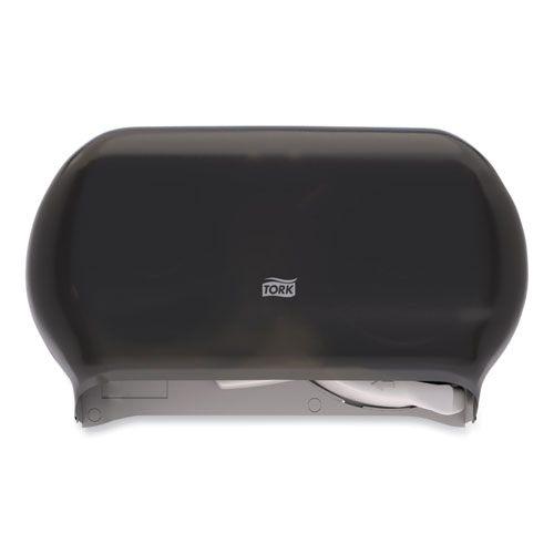 Tork® Twin Standard Roll Bath Tissue Dispenser, 12.75 x 5.57 x 8.25, Smoke