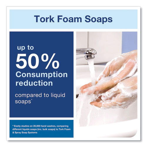 Premium Extra Mild Foam Soap, Unscented, 1 L, 6/Carton