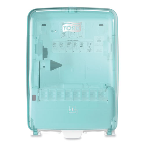 Image of Washstation Dispenser, 12.56 x 10.57 x 18.09, Aqua/White