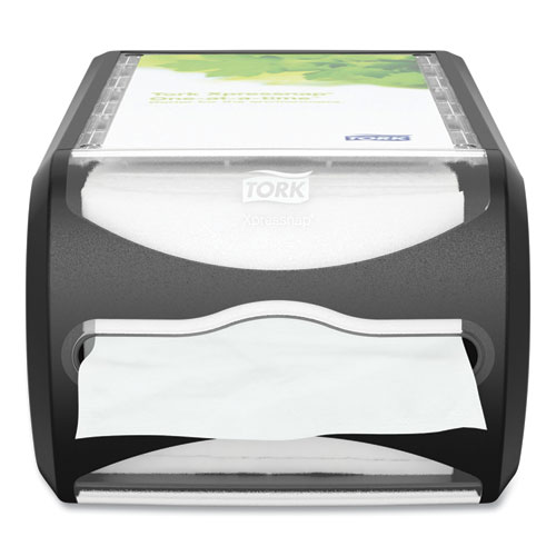 Image of Tork® Xpressnap Counter Napkin Dispenser, 7.5 X 12.1 X 5.7, Black