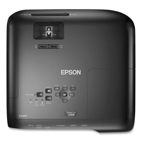 Image of Epson® Powerlite 1288 Full Hd 1080P Meeting Room Projector, 4,000 Lm, 1920 X 1080 Pixels, 1.6X Zoom