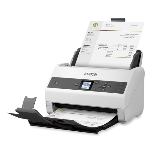 Image of Epson® Ds-870 Color Workgroup Document Scanner, 600 Dpi Optical Resolution, 100-Sheet Duplex Auto Document Feeder