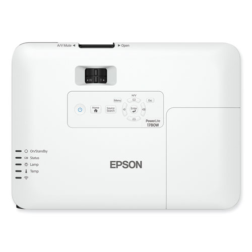 Image of Epson® Powerlite 1780W Wireless Wxga 3Lcd Projector, 3,000 Lm, 1280 X 800 Pixels, 1.2X Zoom