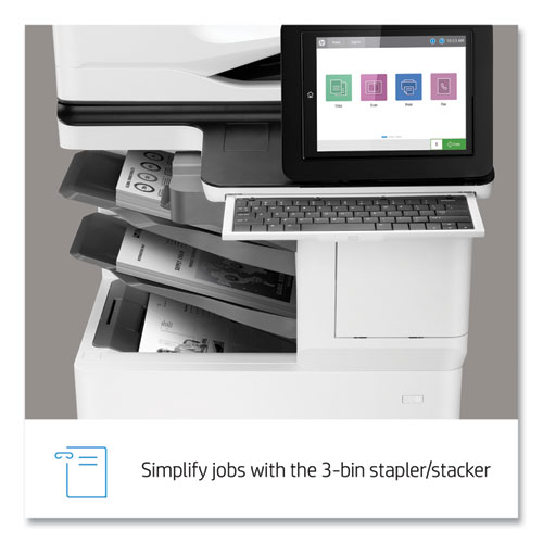 LaserJet Enterprise Flow MFP M636z Multifunction Laser Printer, Copy/Fax/Print/Scan