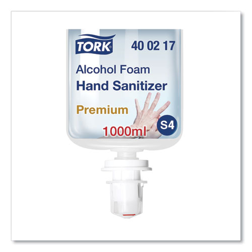 Tork® Premium Alcohol Foam Hand Sanitizer, 1 L Bottle, Unscented, 6/Carton