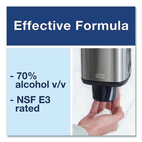 Image of Tork® Premium Alcohol Foam Hand Sanitizer, 1 L Bottle, Unscented, 6/Carton