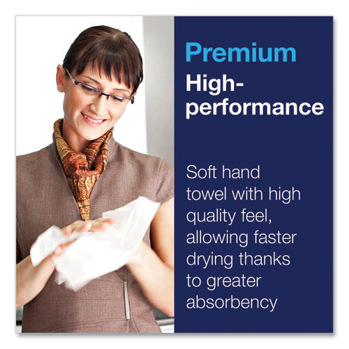 Image of Tork® Premium Multifold Towel, 1-Ply, 9 X 9.5, White, 250/Pack, 12 Packs/Carton