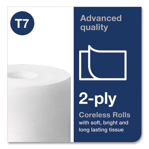 Advanced High Capacity Bath Tissue, Septic Safe, 2-Ply, Coreless, White, 1,000 Sheets/Roll, 36 Rolls/Carton