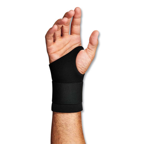 ProFlex 670 Ambidextrous Single Strap Wrist Support, X-Large, Fits Left/Right Hand, Black, Ships in 1-3 Business Days