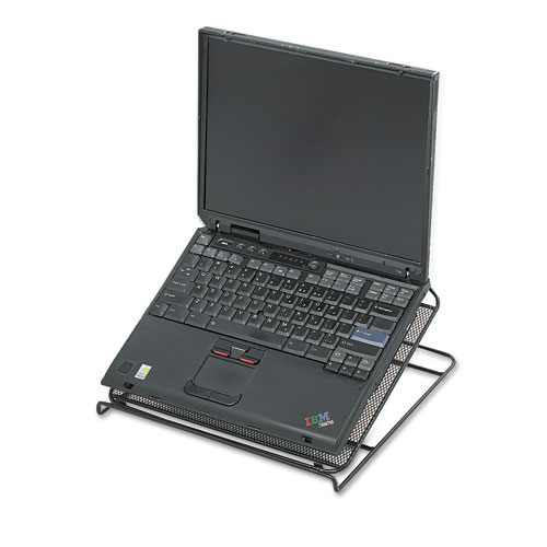 Image of Onyx Mesh Laptop Stand, 12.25" x 12.25" x 2", Black