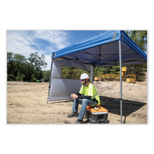 Image of Ergodyne® Shax 6000C Replacement Pop-Up Tent Canopy For 6000, 10 Ft X 10 Ft, Polyester, Blue, Ships In 1-3 Business Days